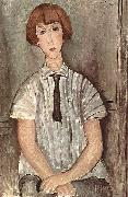 Amedeo Modigliani, Madchen mit Bluse